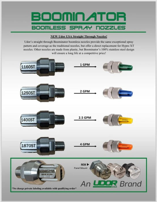 Boominator Boomless Nozzle - 1400 ST4