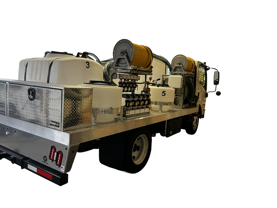 Custom Flatbed Spray Trucks 