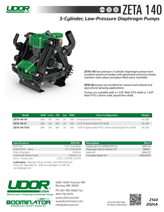 Zeta 140 Manual