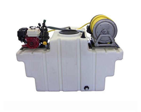 100 gallon Tidy Tank with Fill-Rite 15 Gpm 12 volt pump, hose and